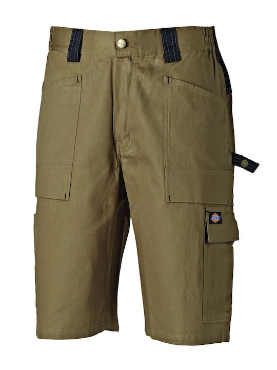 Dickies Βερμούδα Εργασίας Χακί