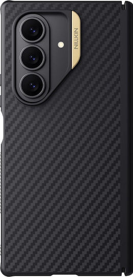 Nillkin Synthetic Fiber Pro Magnetic Back Cover Aramid Fiber / Silicone / Plastic Gold (Galaxy Z Fold7)