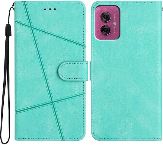 Βάση Στήριξης Σχέδιο Γραμμές Brieftasche Grün (Moto G55)