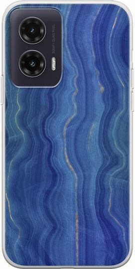 Agate Stone Blue Motorola Moto G35 5g Flexible Tpu Διάφανη Σιλικόνη