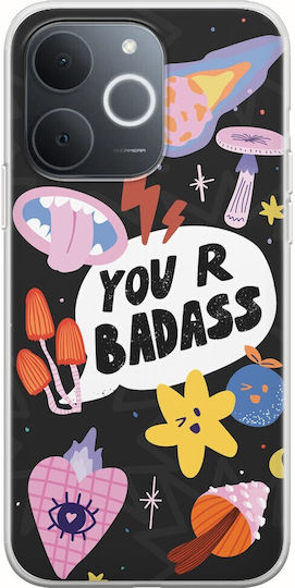 You Are Badass Realme Note 70t Flexible TPU Transparent Silicone Mobile Phone Case