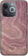 Agate Stone Pink Realme Note 70t Black TPU Black Silicone Mobile Phone Case