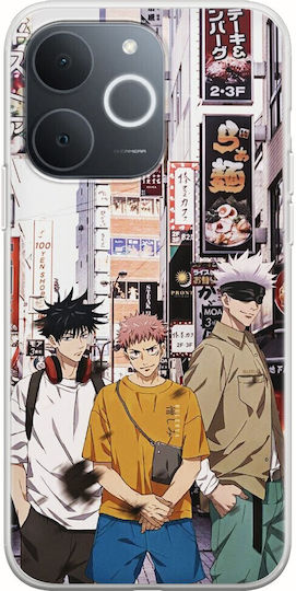 Jujutsu Kaisen Realme Note 70t Flexible TPU Transparent Silicone Mobile Phone Case