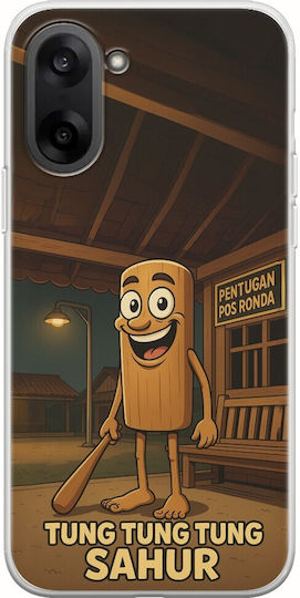 Brainrot Tung Tung Tung Sahur OnePlus Nord CE5 5G Flexible TPU Transparent Silicone