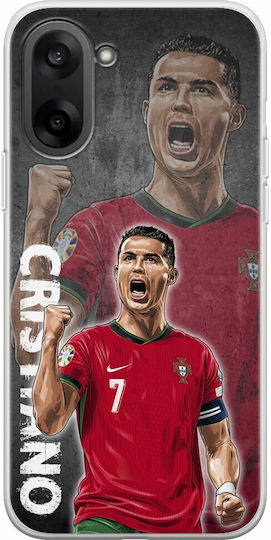 Euro 2024 Cristiano Ronaldo OnePlus Nord CE5 5G Гъвкав TPU Прозрачен Силиконов Калъф за Мобилни Телефони