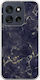 Agate Stone Dark Blue Motorola Moto G56 5G Flexible TPU Transparent Silicone