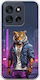 Street Animals Tiger Motorola Moto G56 5G Flexible TPU Transparent Silicone