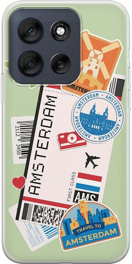 Ticket To Amsterdam Motorola Moto G56 5G Flexible TPU Transparent Silicone
