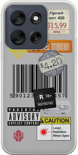 Barcode Motorola Moto G56 5g Flexible Tpu Διάφανη Σιλικόνη