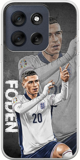 Euro 2024 Phil Foden Motorola Moto G56 5G Flexible TPU Transparent Silicone