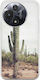 Desert Cactus TCL 60R 5G Flexible TPU Durchsichtige Silikon Handyhülle