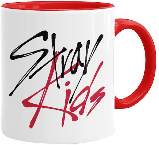 Koupakoupa Stray Kids Mug Ceramic Red 330ml