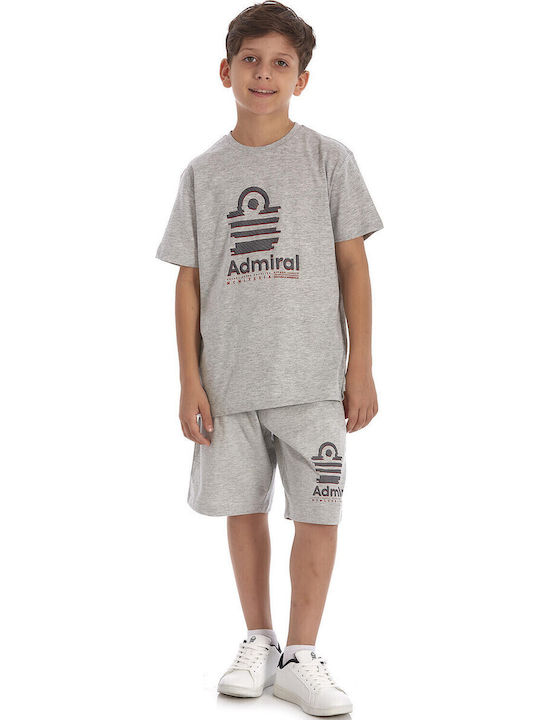 Admiral Παιδικό T-shirt Γκρι