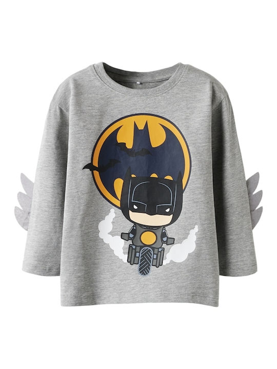Παιδική Μπλούζα Μακρυμάνικη Γκρι Batman