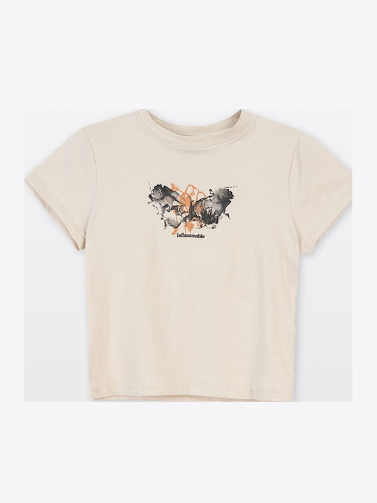 Kids' T-shirt Beige