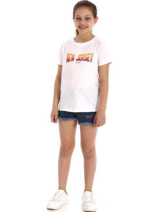 Admiral Παιδικό T-shirt Λευκό