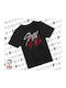 Kinderoberteile T-Shirt Schwarz Stray KP_31965_tshirt-kid