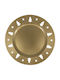 Trademarkt Christmas Platter Plastic Gold