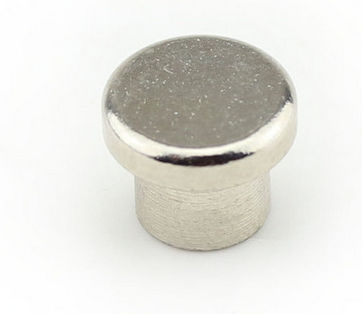 Μαγνήτης Γραφείου Πιόνι Μεταλλικό Φ10x8mm Νεοδυμίου Δύναμη Έλξης 500γρ