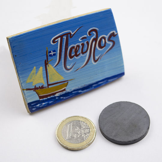 Μαγνήτης Δίσκος Φ30x3mm Φερρίτης Δύναμη Έλξης 700gr
