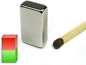 Parallelepiped Magnet 18x10x5mm Parapole 120°C Neodymium Traction Force 3.1kg