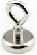 Magnet Base Closed Hook Φ32x7.5mm X M6 Neodymium Traction Force 34kg