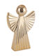 Bizzotto Weihnachtsfigur Dekorative Metallengel Gold 18cm