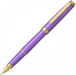 Platinum Fountain Pen Medium with Purple Ink