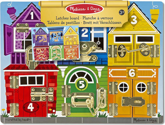Melissa & Doug Wooden Activity Board Latches 806099