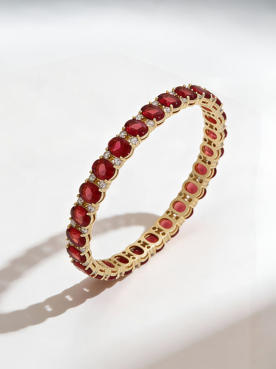 Chrysothemiss Γυναικείο Βραχιόλι Ruby Allure Ruby Συνθετικές Πέτρες Ζιργκόν Chrysothemiss Γυναικείο Βραχιόλι Ruby Allure Ruby Συνθετικές Πέτρες Ζιργκόν