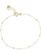 Art d or Women's Bracelet made of Gold 14K with Pearls