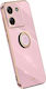 Xinli Straight Back Cover Σιλικόνης Μπορντό (Poco M7 Pro)