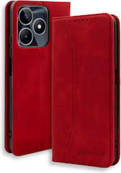 Bodycell Book Roșη (Realme C53)