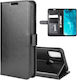 Θήκη Wallet Honor 9x Lite Black