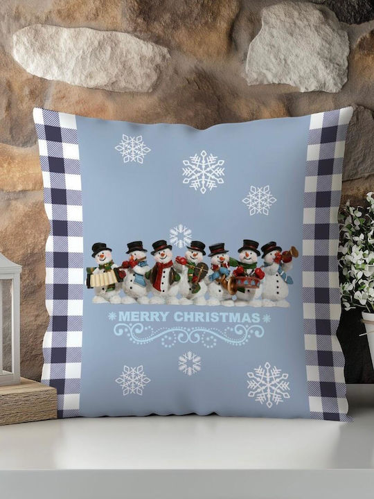 Διακοσμητικό Μαξιλάρι Mcdecor Snow Blue 045x045 Mcdecor Mcdecor