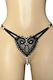 Sexy Unterwäsche String Annamu Schwartze A-1135