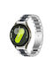 Metallisches Tragbare Band Uhr Harz Samsung Galaxy Watch 7 6 5 FE Silber Blau