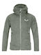 Kinder-Strickjacke Vlies mit Kapuzen Khaki Puez Highloft Polarlite 2