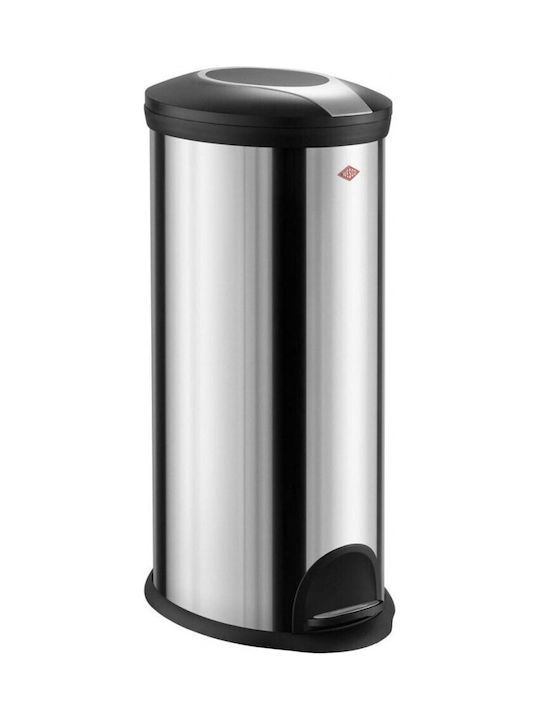 Wesco Waste Bin Waste made of Stainless Steel Gray 30lt 1pcs