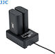 JJC Camera Charger Dual Channel Charger JJC DCH-BLJ31 DMW-BLJ31 Batteries