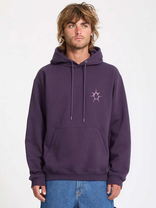 Volcom Watanite Sweatshirt With Hood Dark Purple