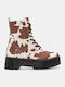 Stiefeletten Damen Braun