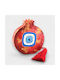 Artifact Handmade Tabletop Lucky Charm Pomegranate made of Wood 11x12.5cm 1pcs
