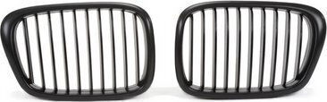 Mtuning Sports Grill Single Ribs Matt Black Bmw 5 E39 1995-2003