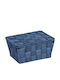 Wenko Storage Basket with Lid Blue 19x14x14cm 1pcs