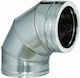 Ъгъл 90° Неръждаема Двойностен Inox Ф180-230