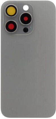 Apple Iphone 15 Pro Backcover Magsafe+camera Lens Natural Titanium Grade A