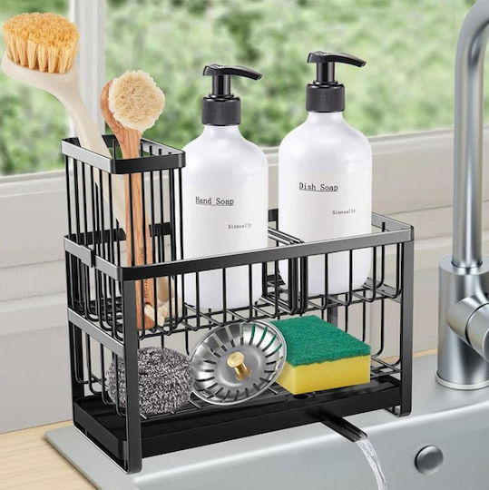Basis Schwamm-Halter Aus Inox Stahl Schwarz