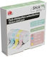 Uprint Labels 14mmx40mm Pink Yellow Blue Transparent 180 Labels Packed 4 Pcs Up21 4x180 Pastel Label Printer