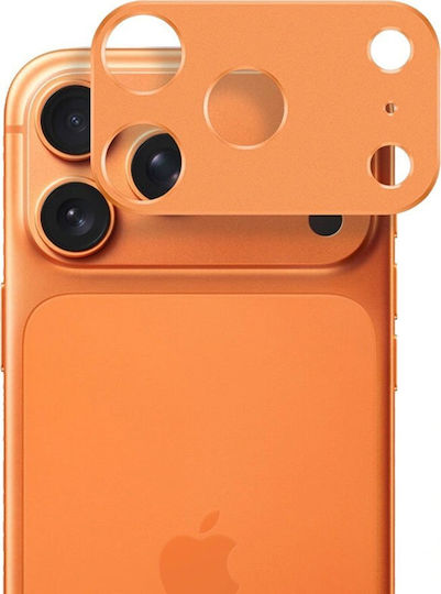 Techsuit Full Протектор за камера Прилепващо фолио Orange за iPhone 17 Pro Max